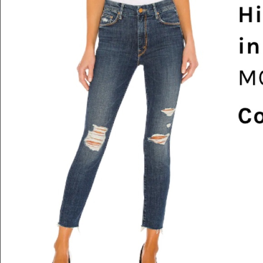 Mother High waisted looker ankle fray - Picture 3 of 10
